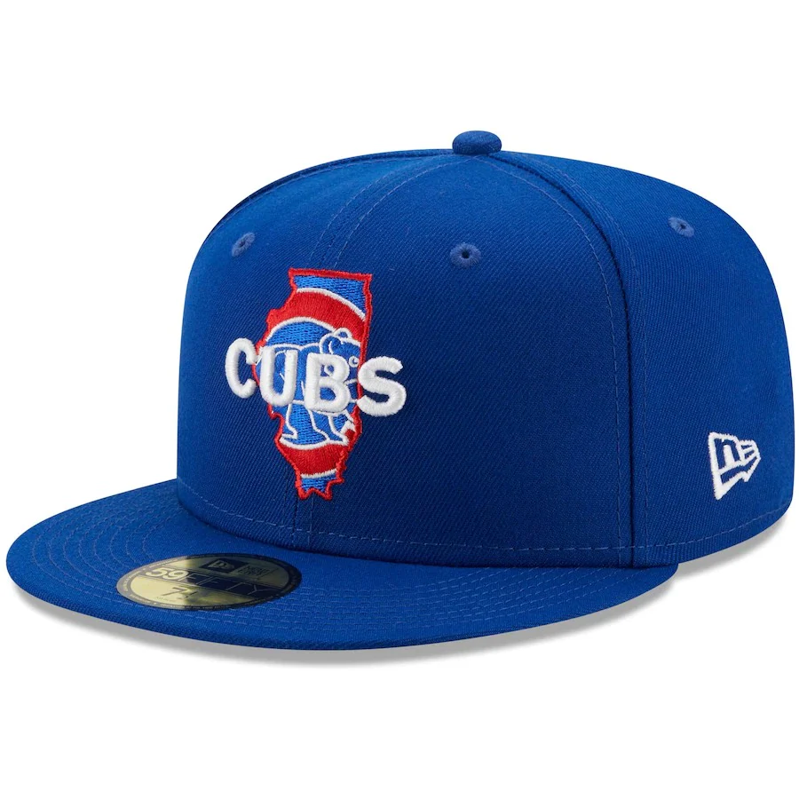 New Era Royal Chicago Cubs Local II 59FIFTY Fitted Hat - Image 5