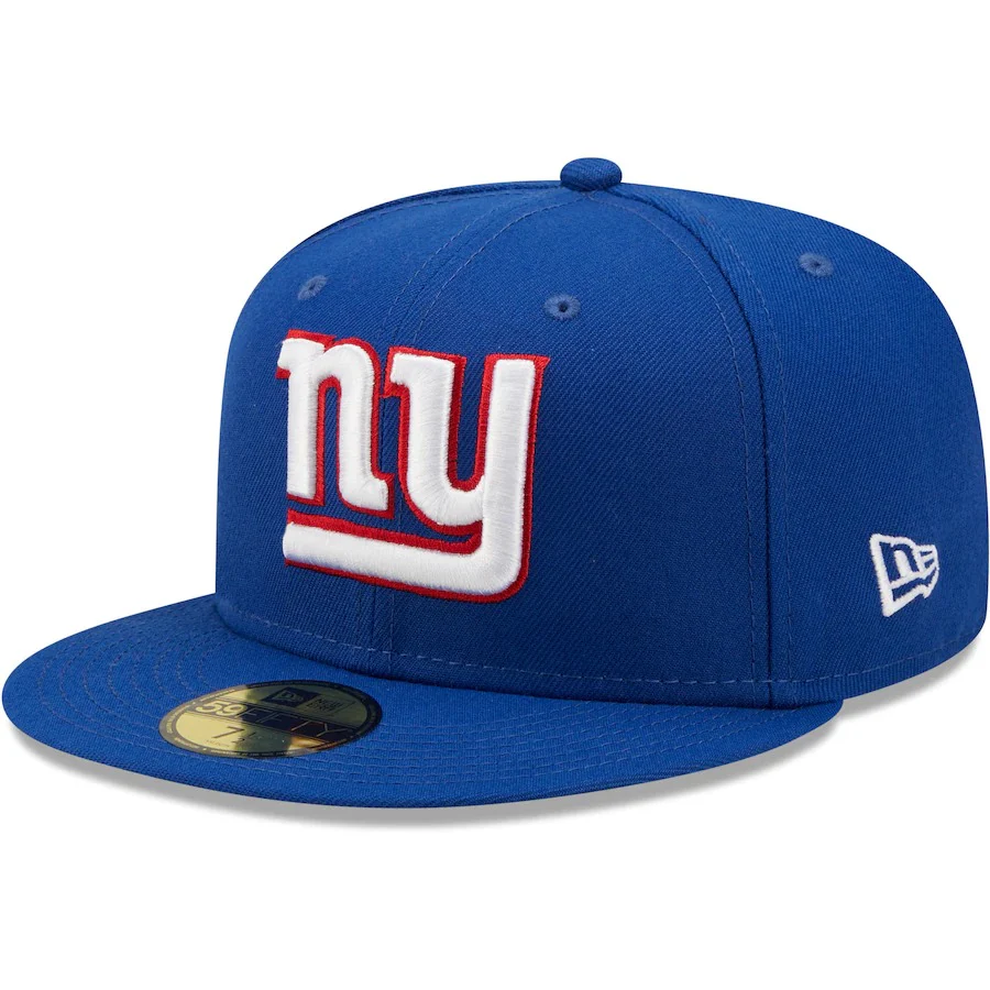 New Era Royal New York Giants 1986 Pro Bowl Patch Red Undervisor 59FIFY Fitted Hat - Image 3