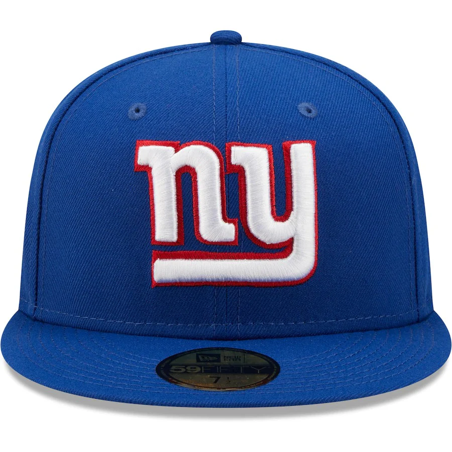 New Era Royal New York Giants 1986 Pro Bowl Patch Red Undervisor 59FIFY Fitted Hat - Image 5