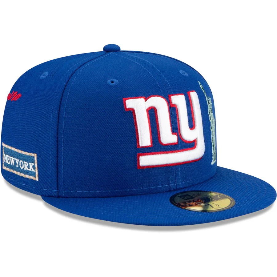 New Era Royal New York Giants City Transit 59FIFTY Fitted Hat - Image 3