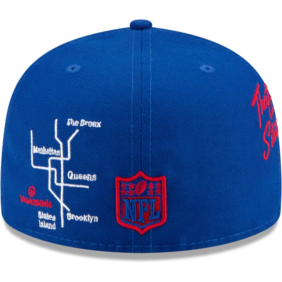 New Era Royal New York Giants City Transit 59FIFTY Fitted Hat - Image 4