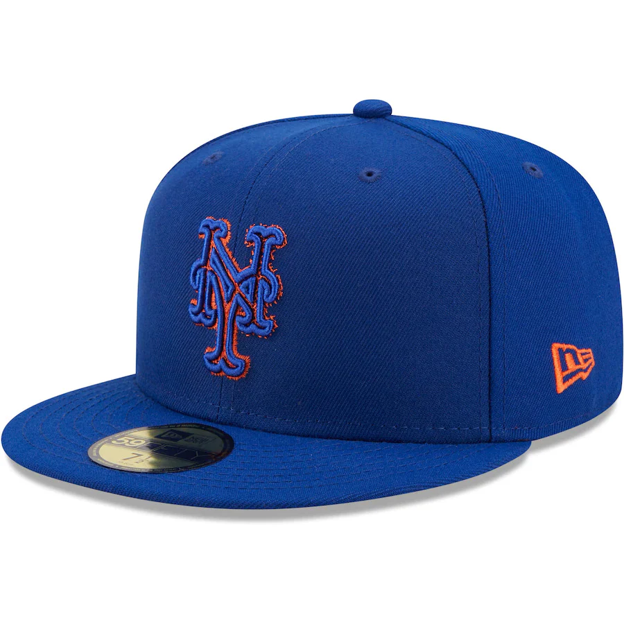 New Era Royal New York Mets Scored 59FIFTY Fitted Hat