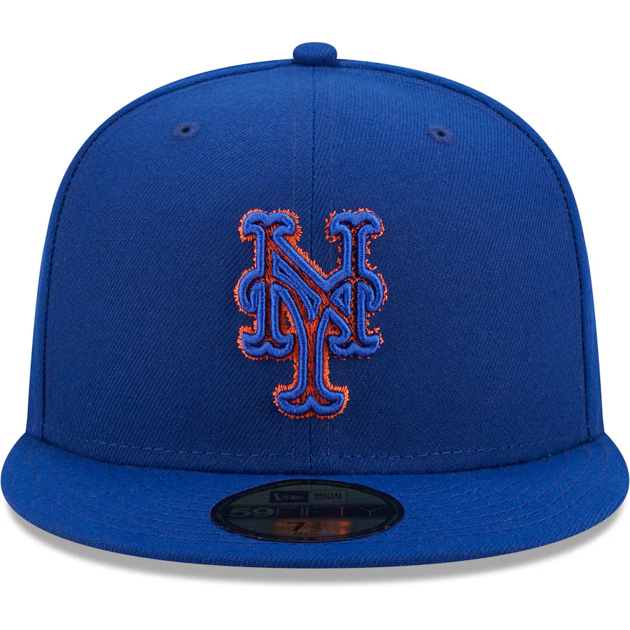 New Era Royal New York Mets Scored 59FIFTY Fitted Hat - Image 2