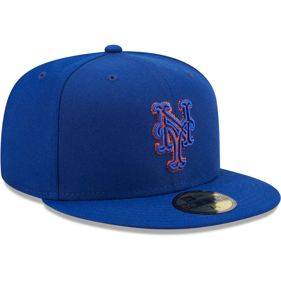 New Era Royal New York Mets Scored 59FIFTY Fitted Hat - Image 3