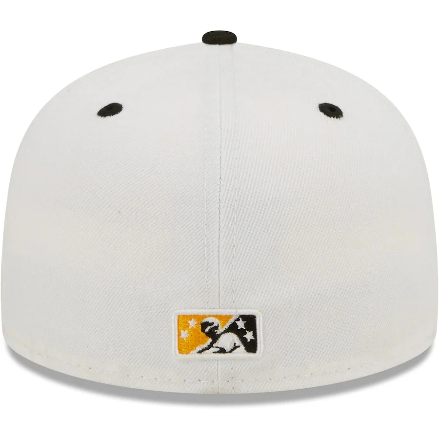 New Era Salt Lake Bees White Alternate Logo Authentic Collection 59FIFTY Fitted Hat - Image 3