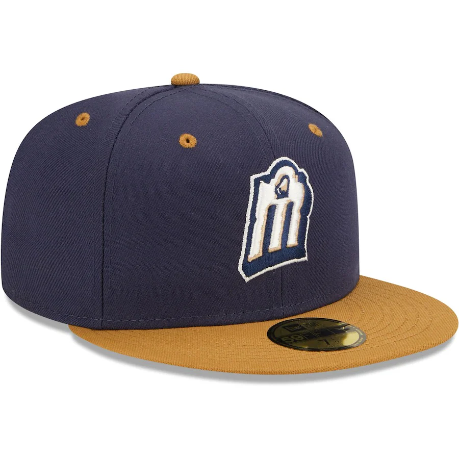 New Era San Antonio Missions Navy Authentic Collection Team Alternate 59FIFTY Fitted Hat - Image 4