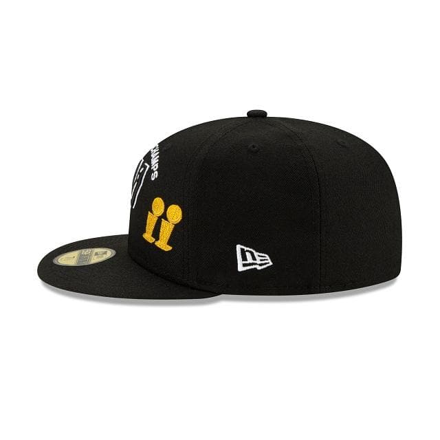 New Era San Antonio Spurs Custom Trophy 2021 59FIFTY Fitted Hat - Image 6
