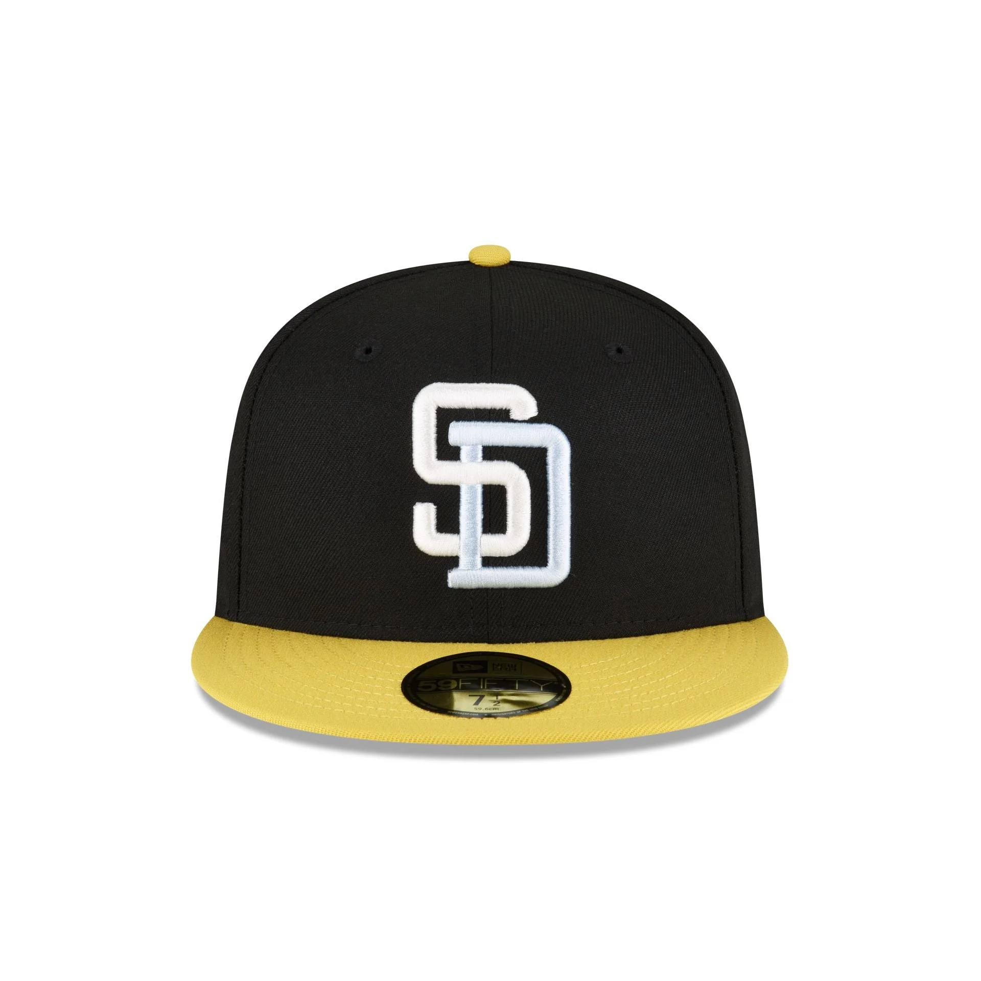 New Era San Diego Padres Chartreuse Visor 2023 59FIFTY Fitted Hat - Image 2