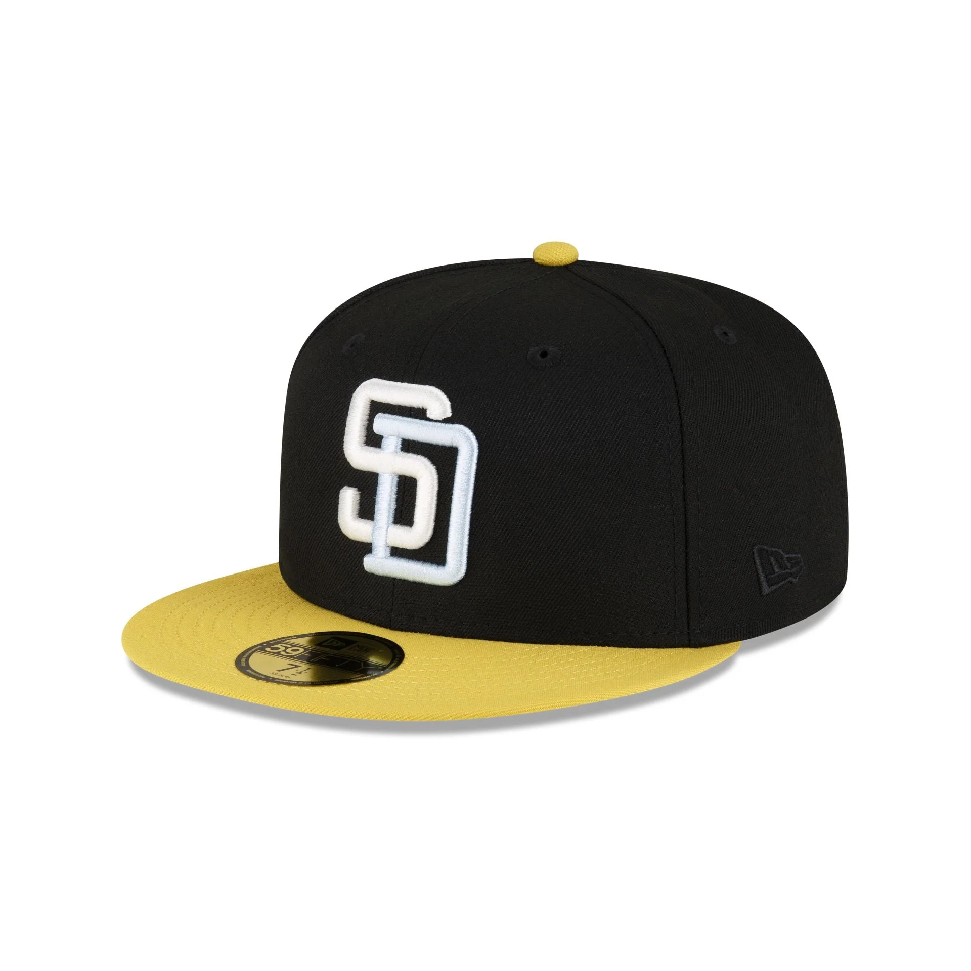 New Era San Diego Padres Chartreuse Visor 2023 59FIFTY Fitted Hat - Image 3