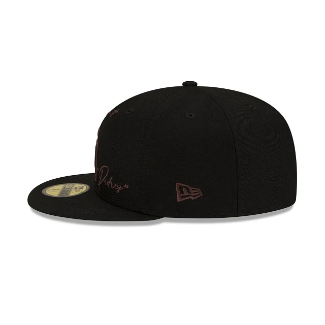 New Era San Diego Padres Cursive 59fifty Fitted Hat - Image 5