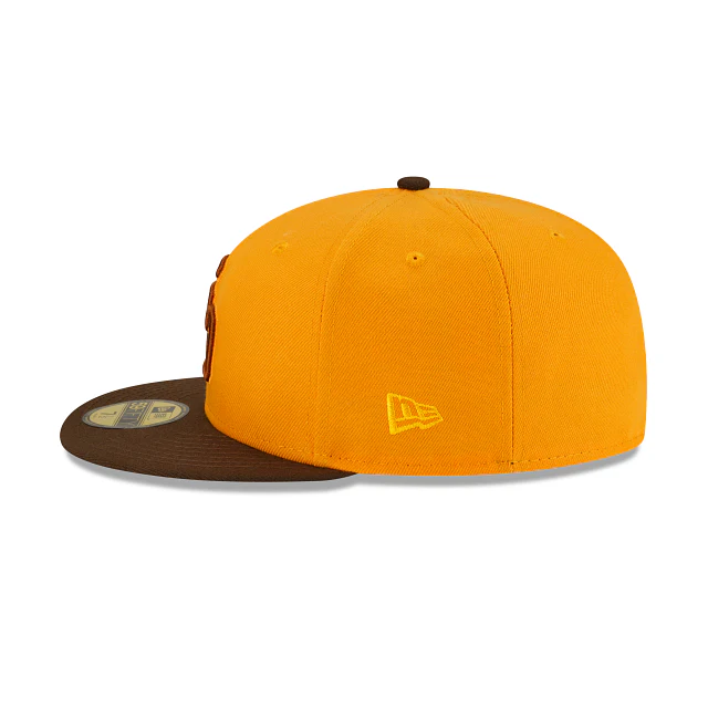 New Era San Diego Padres Mustard 59FIFTY Fitted Hat - Image 5