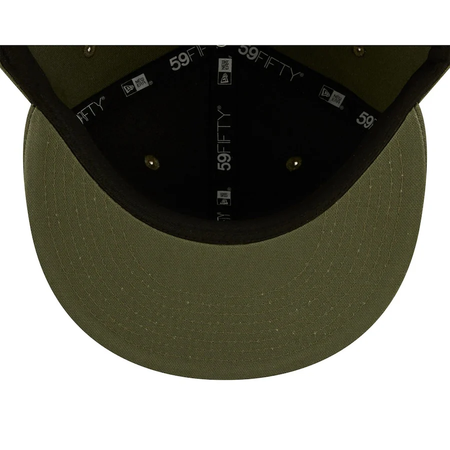 New Era San Diego Padres Olive Splatter 59FIFTY Fitted Hat - Image 2