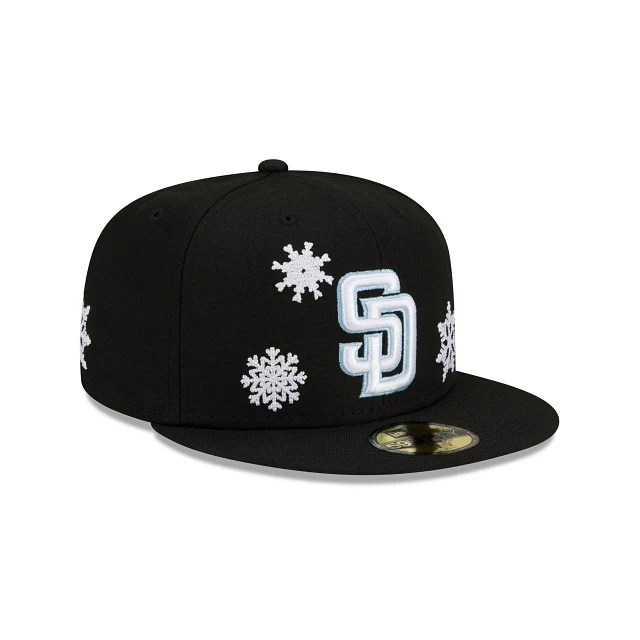 New Era San Diego Padres 2021 Snow 59FIFTY Fitted Hat - Image 3