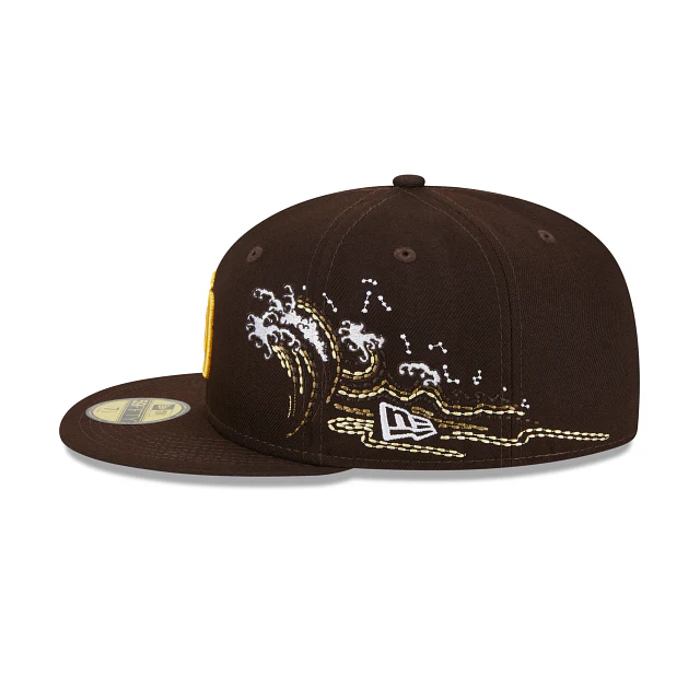 New Era San Diego Padres Tonal Wave 2023 59FIFTY Fitted Hat - Image 4