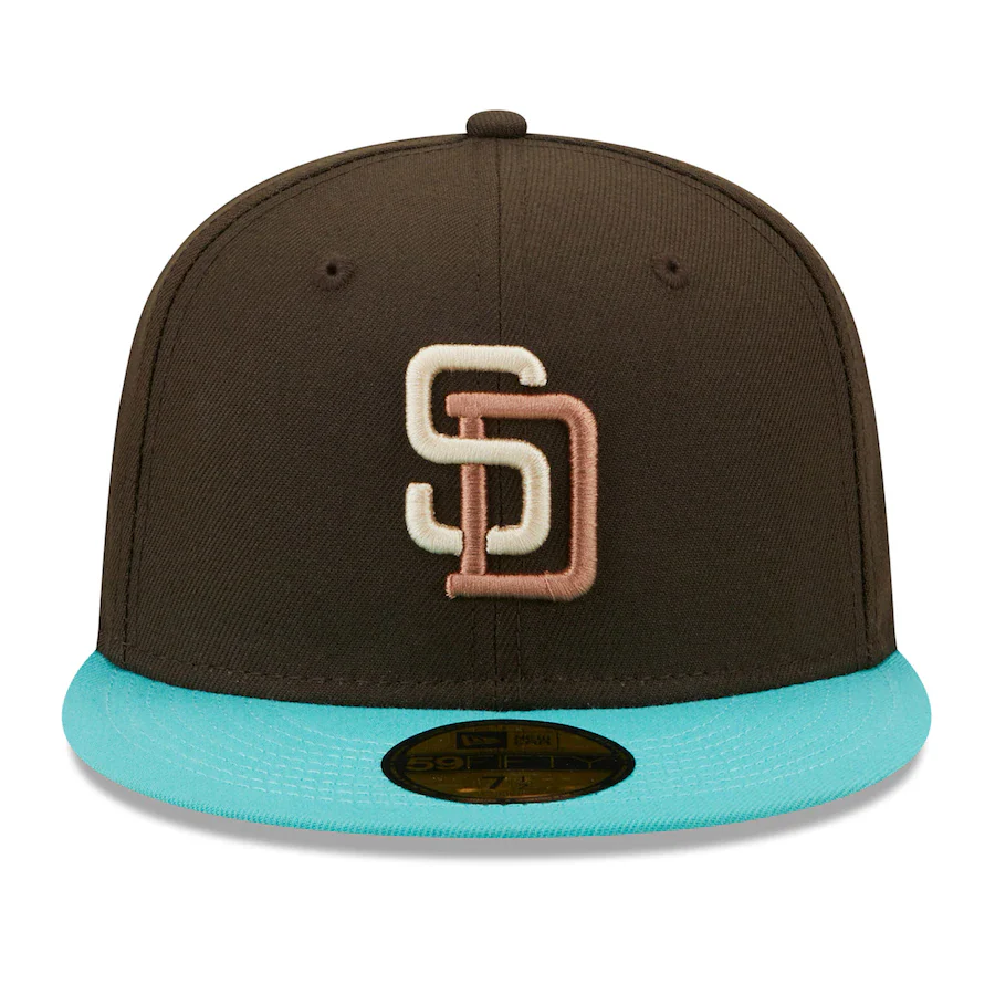 New Era San Diego Padres Walnut Mint 2022 59FIFTY Fitted Hat - Image 5