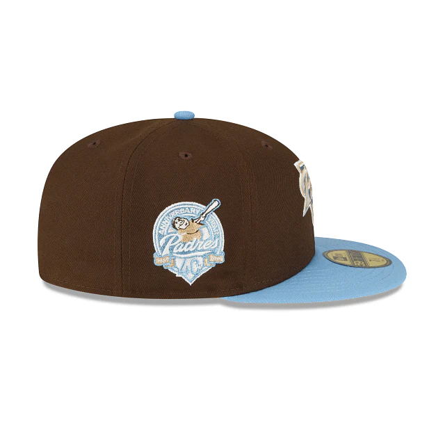 New Era San Diego Padres Walnut Sky 2023 59FIFTY Fitted Hat - Image 4