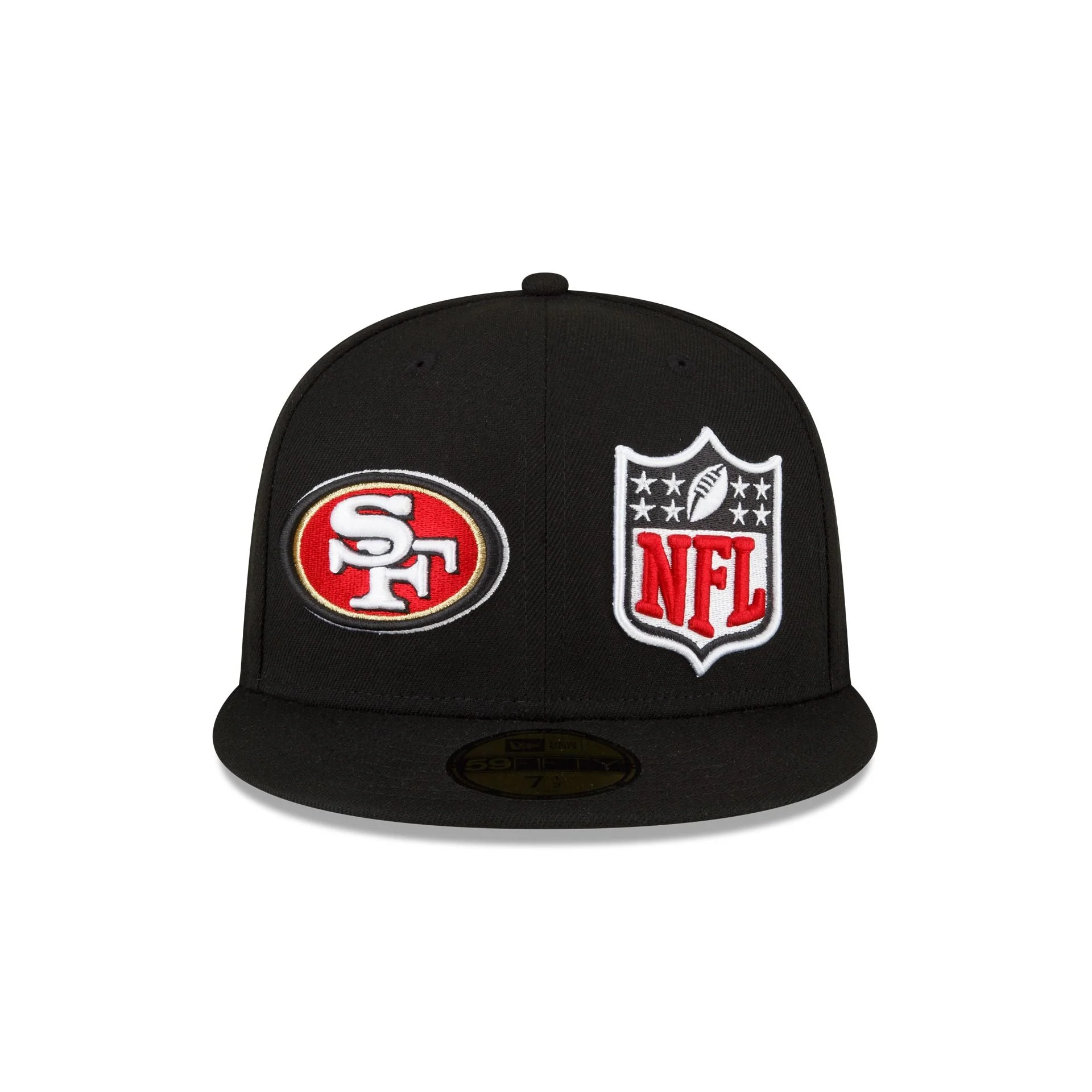 New Era San Francisco 49ers 2023 Sideline Black 59FIFTY Fitted Hat - Image 2