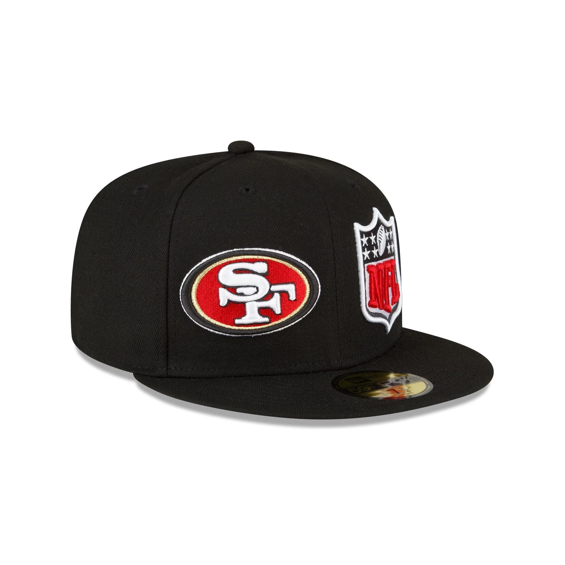 New Era San Francisco 49ers 2023 Sideline Black 59FIFTY Fitted Hat - Image 3