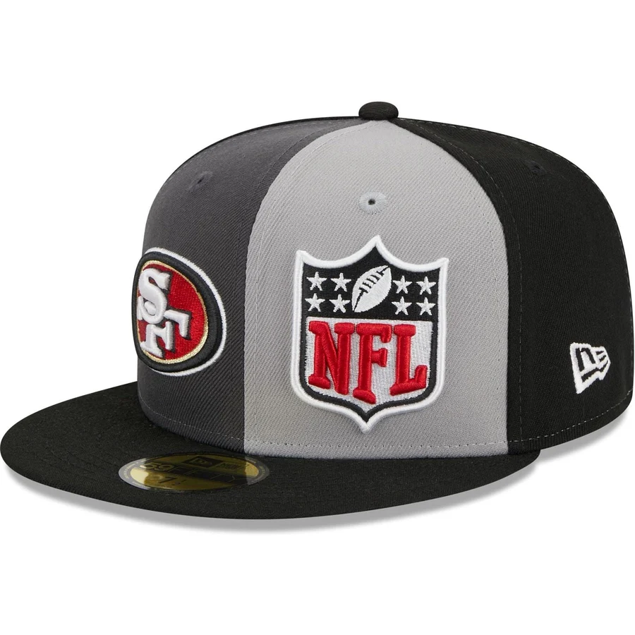 New Era San Francisco 49ers 2023 Sideline Gray 59FIFTY Fitted Hat