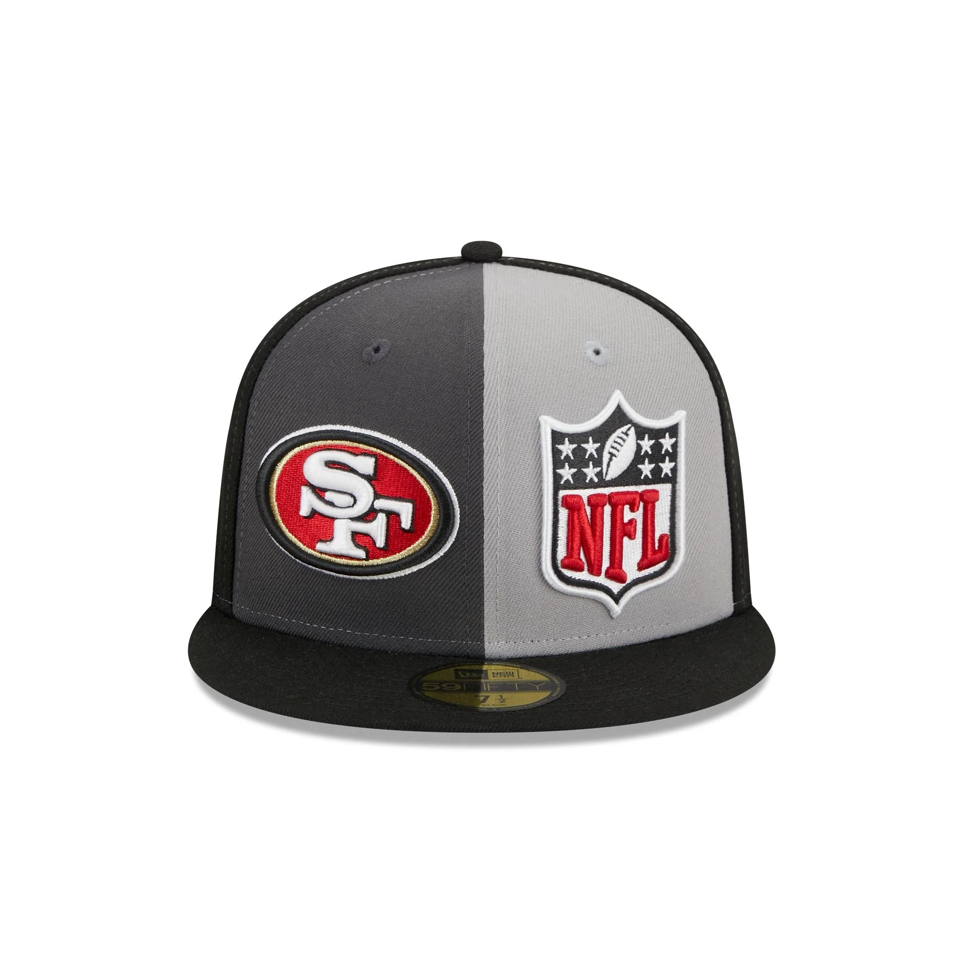 New Era San Francisco 49ers 2023 Sideline Gray 59FIFTY Fitted Hat - Image 2
