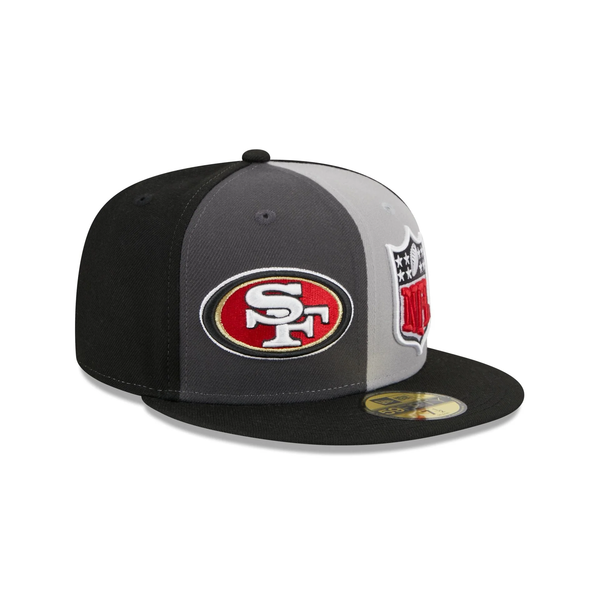 New Era San Francisco 49ers 2023 Sideline Gray 59FIFTY Fitted Hat - Image 3