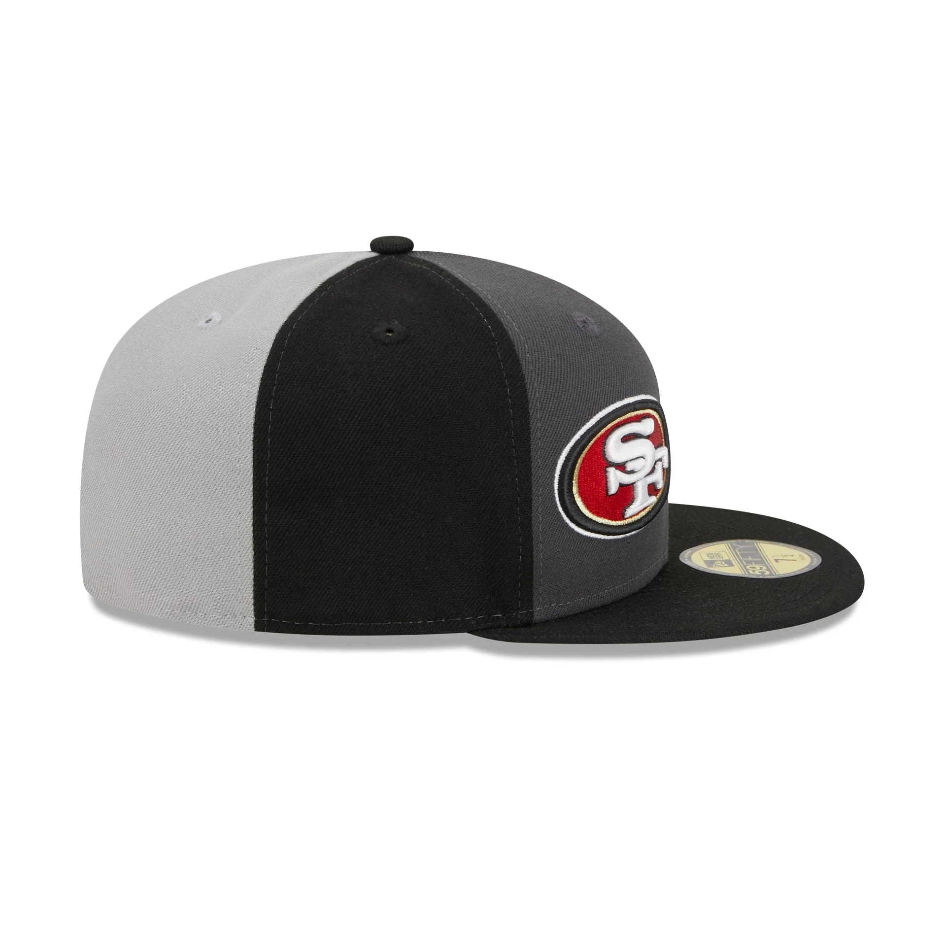 New Era San Francisco 49ers 2023 Sideline Gray 59FIFTY Fitted Hat - Image 5