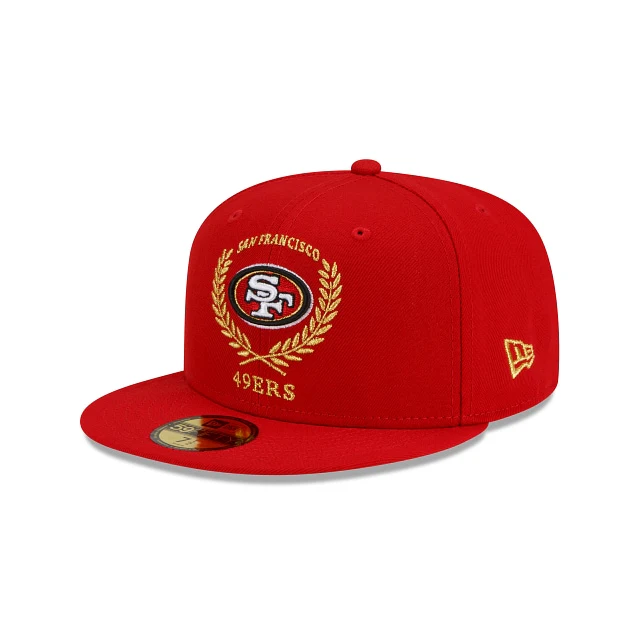 New Era San Francisco 49ers Gold Classic 59fifty Fitted Hat - Image 2