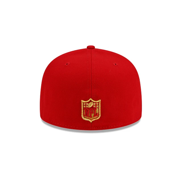 New Era San Francisco 49ers Gold Classic 59fifty Fitted Hat - Image 4