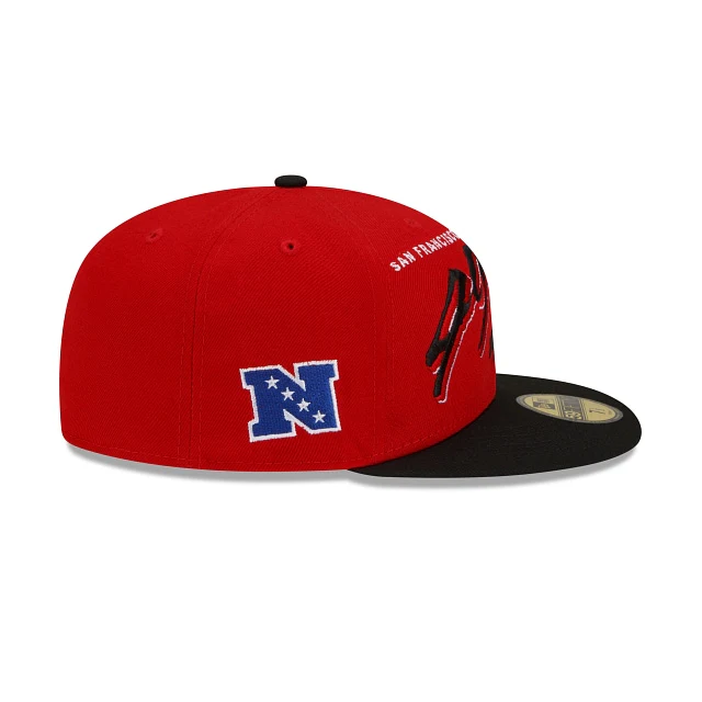 New Era San Francisco 49ers Helmet 59fifty Fitted Hat - Image 6