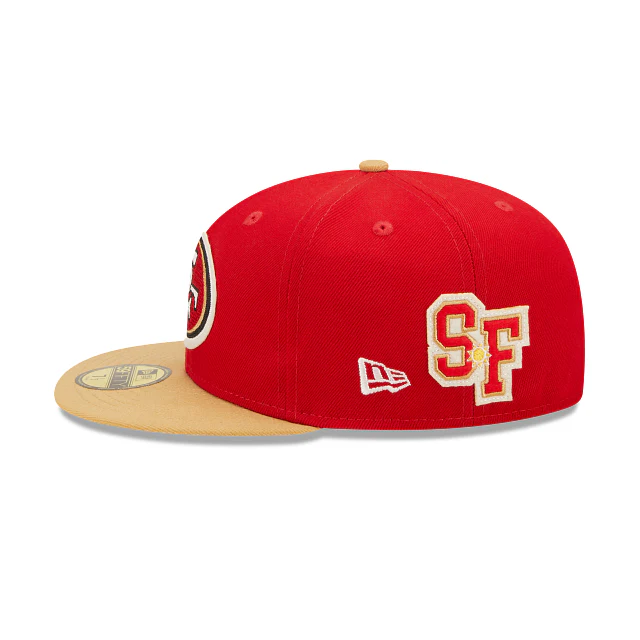 New Era San Francisco 49ers Letterman 59FIFTY Fitted Hat - Image 5