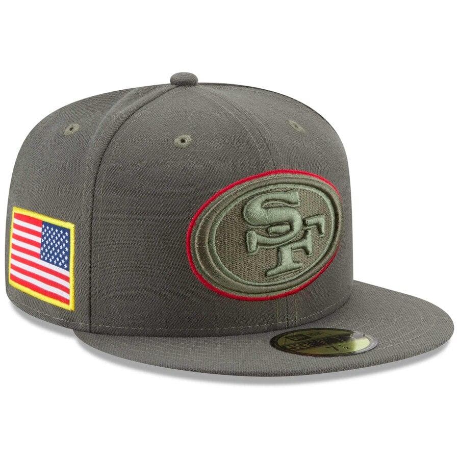 New Era San Francisco 49ers Salute To Service 59FIFTY Fitted Hat - Image 5