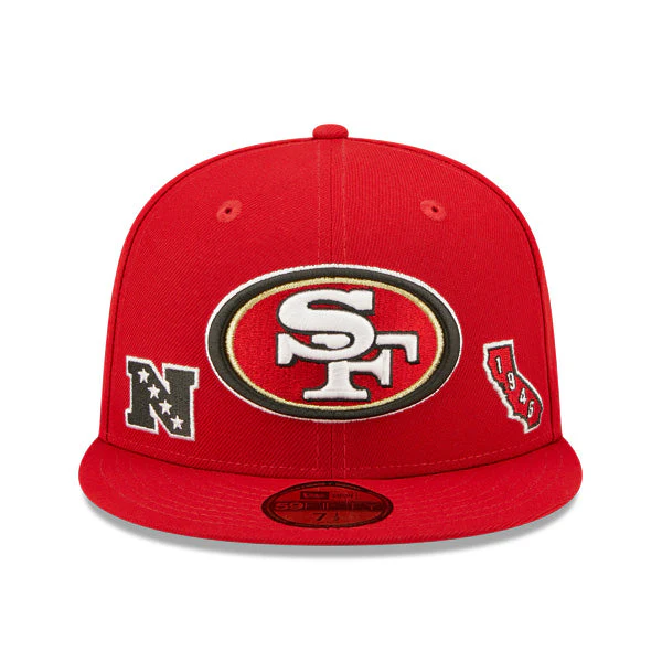 New Era San Francisco 49ers Team Identity 59FIFTY Fitted Hat - Image 2