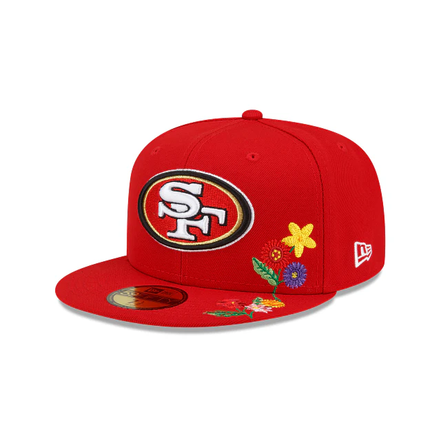 New Era  San Francisco 49Ers Visor Bloom 2022 59FIFTY Fitted Hat - Image 2