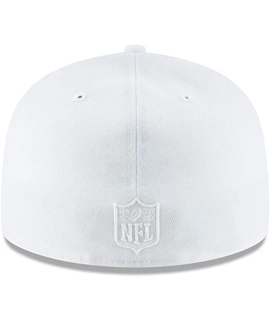 New Era San Francisco 49ers White on White 59FIFTY Fitted Hat - Image 4