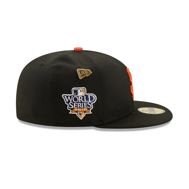 New Era San Francisco Giants 2010 Logo History 59FIFTY Fitted Hat - Image 5