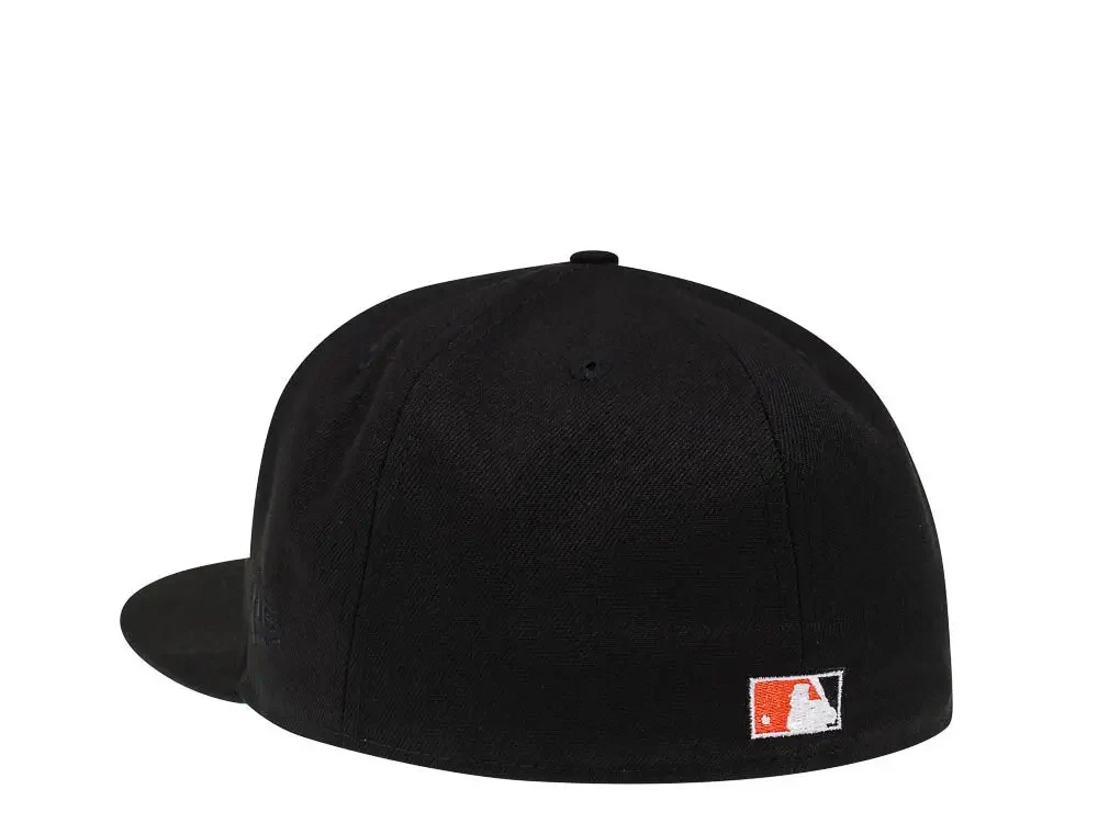 New Era San Francisco Giants 60th Anniversary Black Throwback 59FIFTY Fitted Hat - Image 3