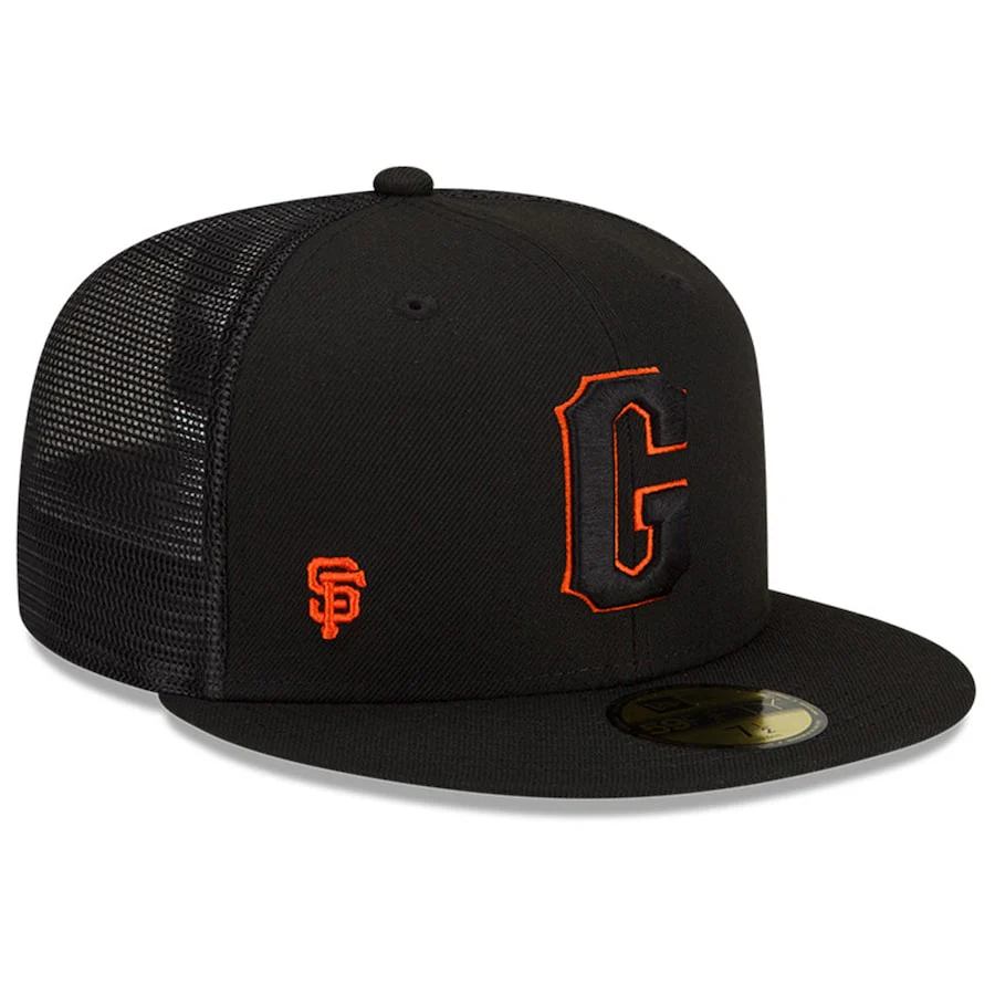 New Era San Francisco Giants Black 2022 Batting Practice 59FIFTY Fitted Hat - Image 4