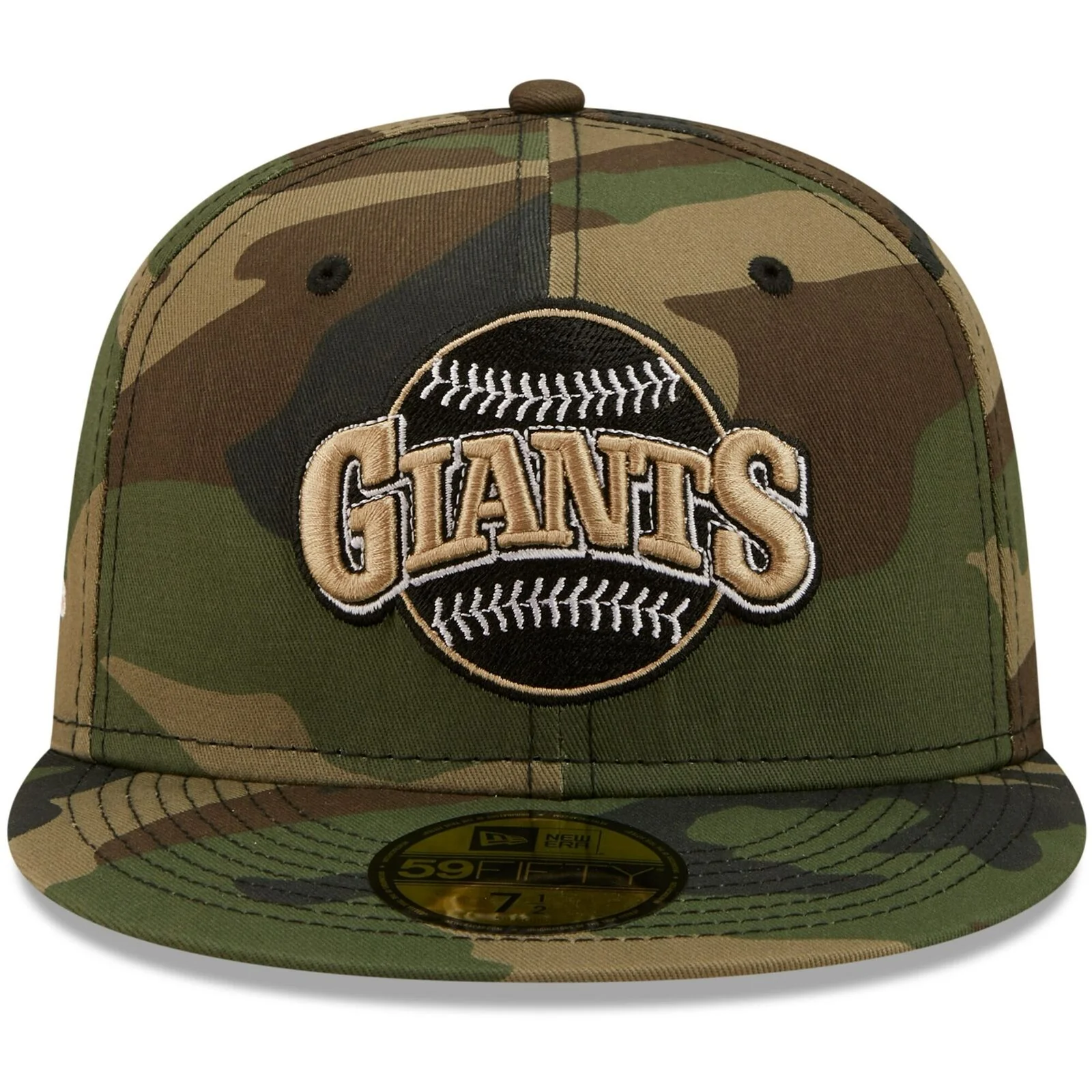 New Era San Francisco Giants Camo 60th Anniversary Flame Undervisor 59FIFTY Fitted Hat - Image 3