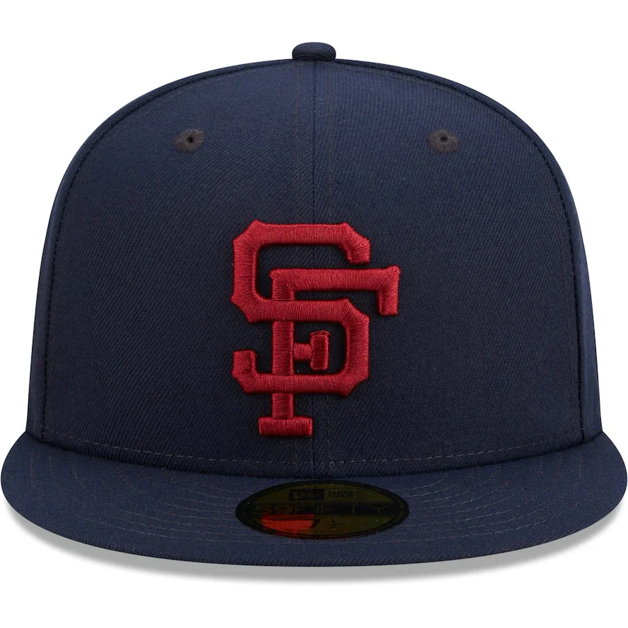 New Era San Francisco Giants Cranberry Bog 59FIFTY Fitted Hat - Image 5