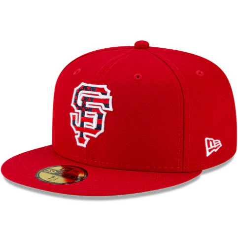 New Era San Francisco Giants Independence Day 2021 59FIFTY Fitted Hat