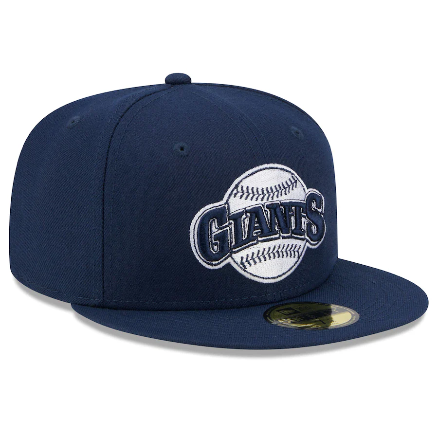 New Era San Francisco Giants Navy Oceanside Green Undervisor 59FIFTY Fitted Hat - Image 4