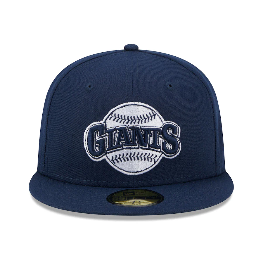 New Era San Francisco Giants Navy Oceanside Green Undervisor 59FIFTY Fitted Hat - Image 5