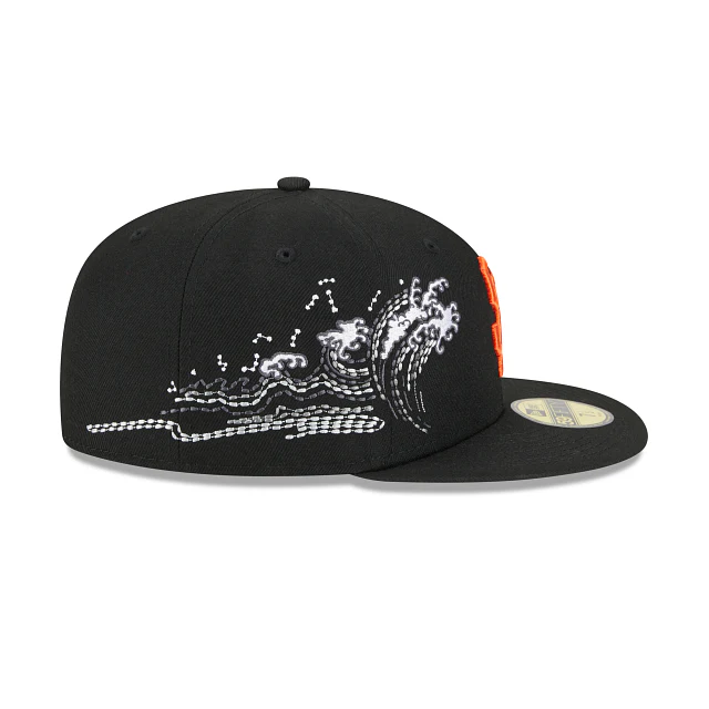 New Era San Francisco Giants Tonal Wave 2023 59FIFTY Fitted Hat - Image 5