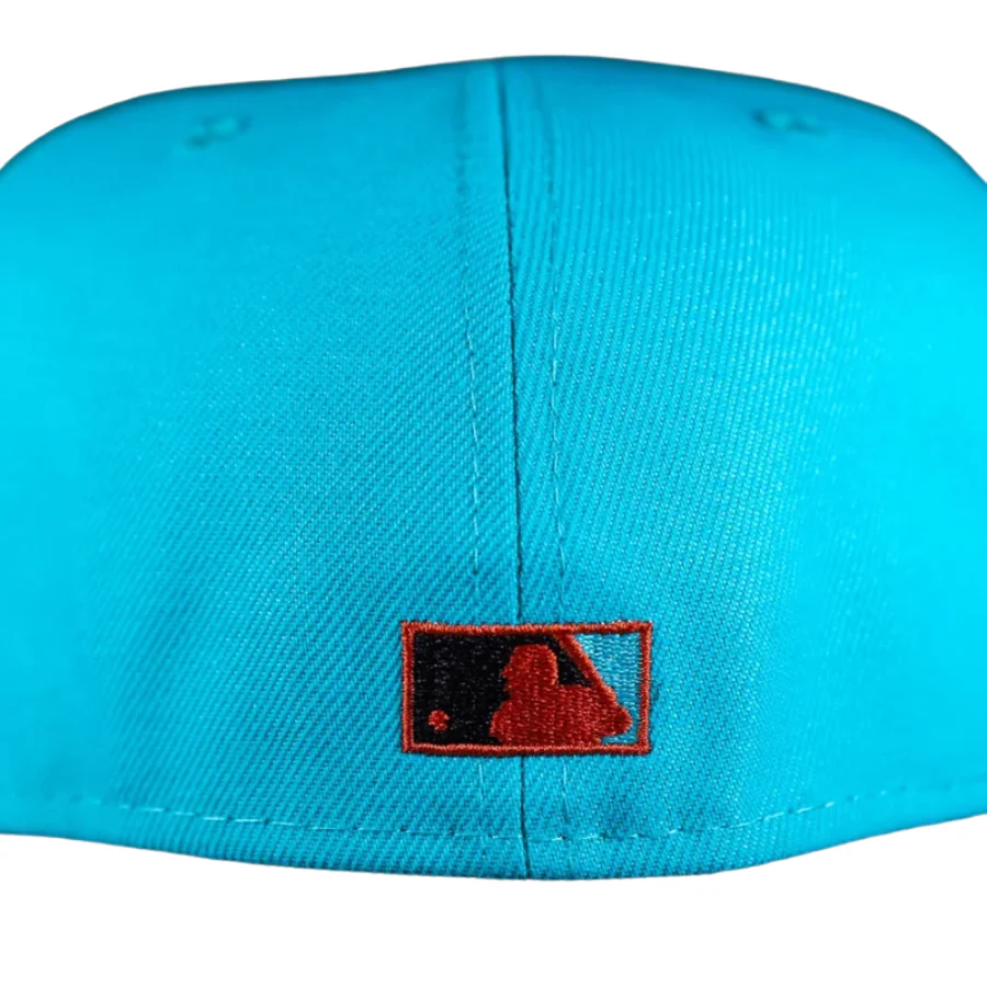 New Era Seattle Mariners 30th Anniversary Teal/Toasted Peanut 59FIFTY Fitted Cap - Image 4