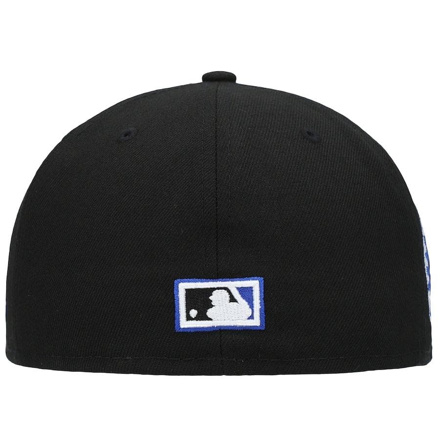 New Era Seattle Mariners Black World Series 35th Anniversary Patch Royal Under Visor 59FIFTY Fitted Hat - Image 4