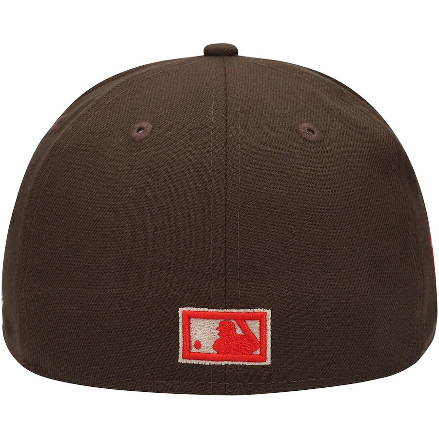 New Era Seattle Mariners Brown 35th Anniversary Team Scarlet Undervisor 59FIFTY Fitted Hat - Image 4