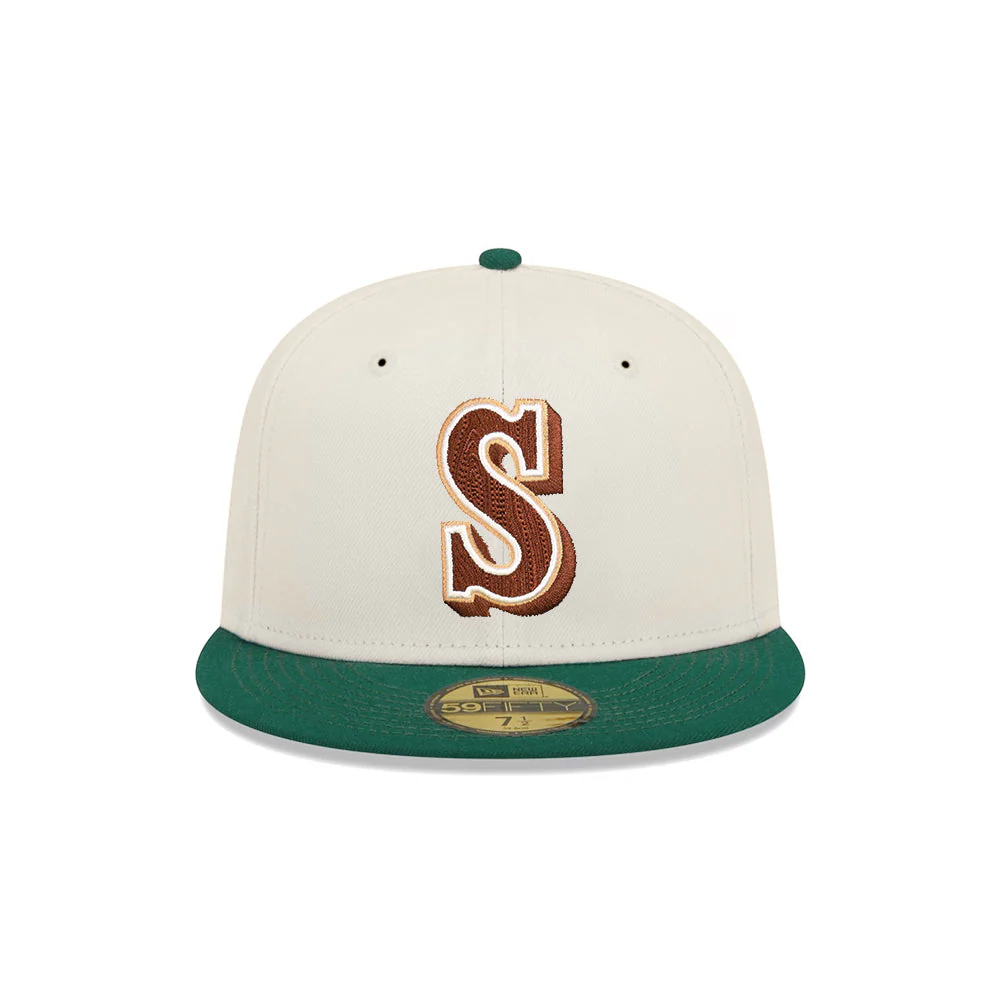 New Era Seattle Mariners Chrome/Green 30th Anniversary 2023 59FIFTY Fitted Hat - Image 2