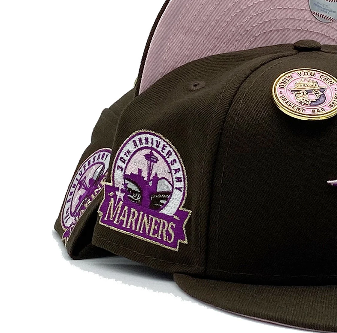 New Era Seattle Mariners No Bad Brims 30th Anniversary 59FIFTY Fitted Hats - Image 3
