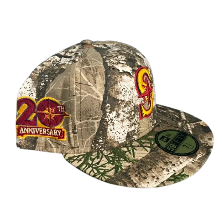 New Era Seattle Mariners Realtree 20th Anniversary 59FIFTY Fitted Hat - Image 4