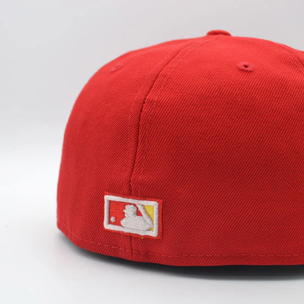 New Era Seattle Mariners Red/Yellow 30th Anniversary Yellow Bottom 59FIFTY Fitted Hat - Image 5